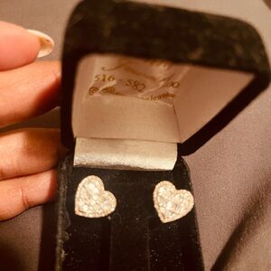 Elegant Gold Heart Earrings